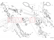 DUCATI Monster 1200 S HANDLEBAR AND CONTROLS [MOD:M 1200S]
