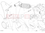 DUCATI Monster 1200 S SOSPENSIONE POSTERIORE [MOD:M 1200S]