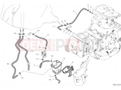DUCATI Monster 1200 S HOT AIR PIPE CANISTER [MOD:M 1200S]