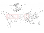 DUCATI 2021 Multistrada V4 FOOTRESTS, RIGHT [MOD:MSV4]
