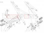 DUCATI 2021 Multistrada V4 REAR FOOTREST [MOD:MSV4]