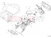 DUCATI Multistrada 950 S Spoked Wheels PLATE HOLDER [MOD:MS950SSW;XST:JAP]