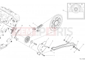 DUCATI Panigale Superleggera V4 FRONT SPROCKET - CHAIN [MOD:PANV4SL]
