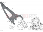 DUCATI Panigale Superleggera V4 REAR FRAME COMP. [MOD:PANV4SL]