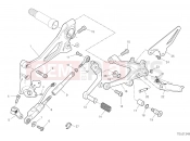 DUCATI Streetfighter V4 S FOOTRESTS, LEFT [MOD:SFV4 S]