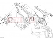 DUCATI Streetfighter V4 S REAR FRAME COMP. [MOD:SFV4 S]