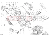 DUCATI Supersport 950 S REAR FRAME COMP. [MOD:SS 950 S]