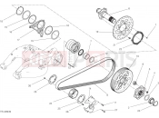 DUCATI XDiavel Dark HUB, REAR WHEEL [MOD:XDVLDARK]
