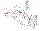DUCATI 1992 907 I.E. EXHAUST SYSTEM