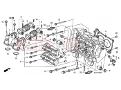 E-2 CYLINDER HEAD - Honda FJS600D6 SILVER WING 2006