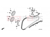 E-4 CAM CHAIN/TENSIONER - Honda FJS600D6 SILVER WING 2006