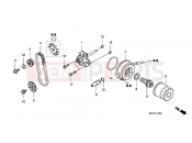 E-10 OIL PUMP - Honda FJS600D6 SILVER WING 2006