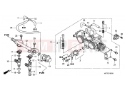 E-19 THROTTLE BODY - Honda FJS600D6 SILVER WING 2006