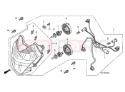 F-1 HEADLIGHT - Honda FJS600D6 SILVER WING 2006