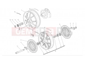 DUCATI Hypermotard 1100 Front and rear wheels