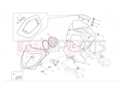 DUCATI Hypermotard 1100 Headlight & instr. panel