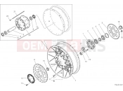 DUCATI Multistrada V4 S Rear Wheel Spoked