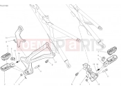 DUCATI Multistrada V4 S Footrests Rear