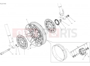 DUCATI Multistrada V4 S Front Wheel Spoked