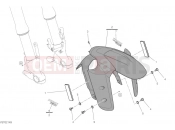 DUCATI Multistrada V4 S Front Mudguard GREY Model