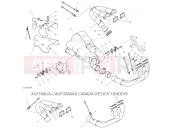 DUCATI Multistrada V4 S Exhaust Pipe Assembly
