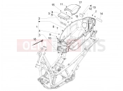 PIAGGIO Beverly 300 IE ABS Helmet huosing - Undersaddle