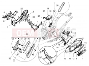 PIAGGIO Beverly 300 IE ABS (APAC) Central cover - Footrests