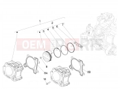 PIAGGIO Beverly 350 IE ABS Cylinder-piston-wrist pin unit