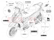 PIAGGIO Beverly 350 IE ABS Plates - Emblems