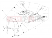 PIAGGIO Beverly 350 IE ABS Windshield - Glass