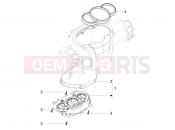 PIAGGIO BV 350 IE ABS (USA / CA) Meter combination - Cruscotto