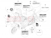 PIAGGIO BV 350 IE ABS (USA / CA) Plates - Emblems
