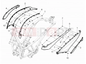 PIAGGIO BV 350 IE ABS (USA / CA) Side cover - Spoiler