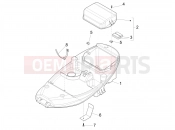 Helmet huosing - Undersaddle - Piaggio Liberty 125 Poste 2019