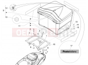 Rear luggage rack - Piaggio Liberty 125 Poste 2019
