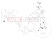 Remote control switches - Battery - Horn - Piaggio Liberty 125 Poste 2019