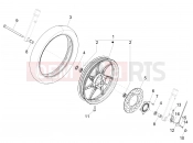 PIAGGIO Liberty 150 Front wheel