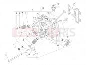 PIAGGIO Liberty 50 Corporate Cylinder head unit - Valve