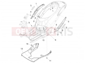 PIAGGIO Liberty 50 Corporate Side cover - Spoiler