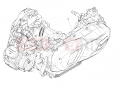 Engine, assembly - Piaggio Medley 125 ABS (APAC) 2021