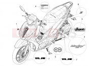 Plates - Emblems - Piaggio Medley 125 ABS (APAC) 2021