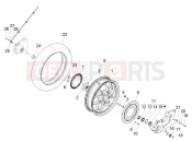 Rear wheel - Piaggio Medley 125 ABS (APAC) 2021