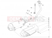 PIAGGIO Medley 150 ie ABS (E4) (RP8MB0200) Silencer