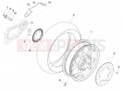 PIAGGIO MP3 350  Maxi Sport Rear wheel