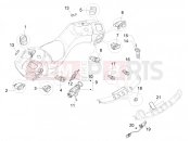 PIAGGIO MP3 350  Maxi Sport Selectors - Switches - Buttons