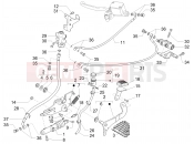 PIAGGIO MP3 400 Control pedals - Levers