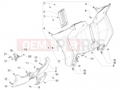 PIAGGIO MP3 400 Front glove-box - Knee-guard panel