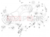 PIAGGIO MP3 400 Selectors - Switches - Buttons