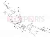 PIAGGIO MP3 500 MAXI Sport ABS Handlebars - Master cil.