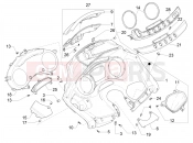 PIAGGIO MP3 500 MAXI Sport ABS Meter combination - Cruscotto